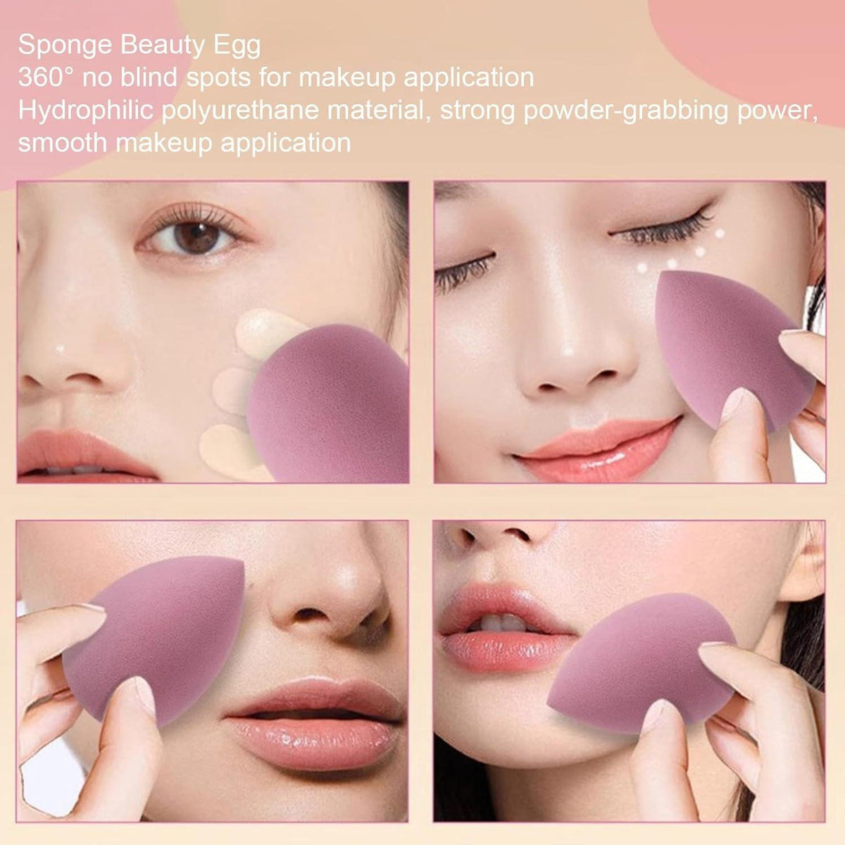 Soft Beauty Blender ( Pack of 4)